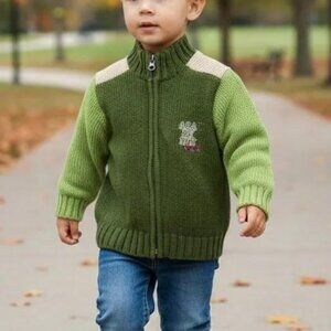 Campus 67 Academie Colour-block Zip-Up Cardigan size 18 Months